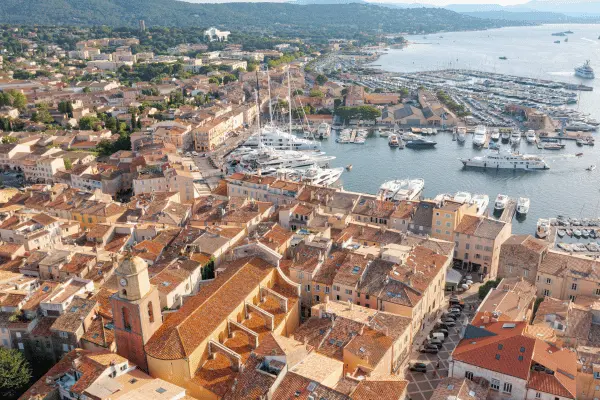 Vue aérienne Saint-Tropez excursion en avion