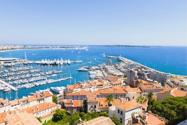 Vue Cannes baptême de l'air 2 Vue Cannes baptême de l'air 2