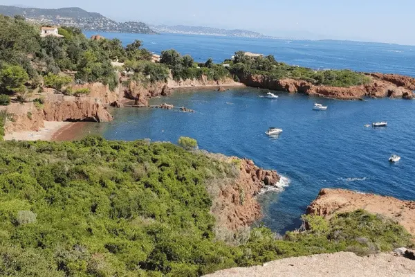 Vue Fréjus location avion Cannes