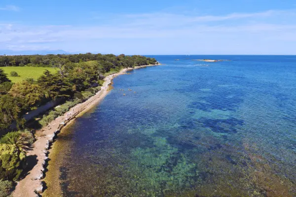 Vue îles de Lérins baptême de l'air Cannes 2